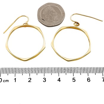 9ct Gold 4.7g Hoop Earrings